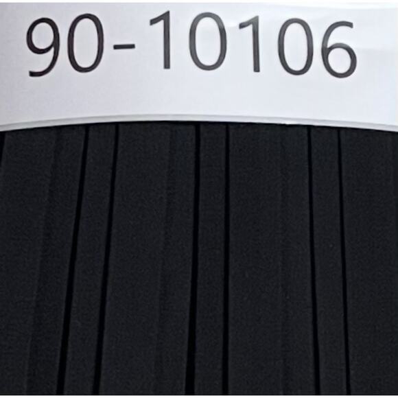 Torrid Pleated Midi Skirt Womens Size 2X Black Lined Elastic Waist Semi Sheer - Picture 11 of 11